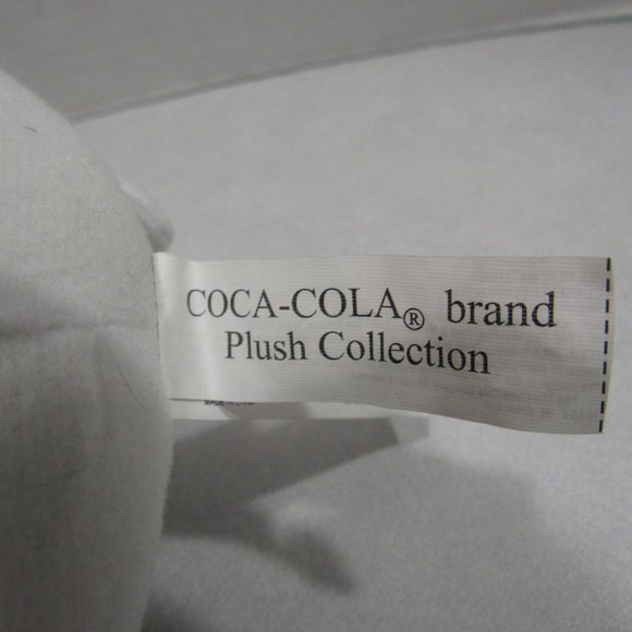 Coca Cola Polar Bear Plush 6.5" Red Jersey #1 Bottle 1999 with Tags - Picture 5 of 9